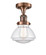 Franklin Restoration One Light Semi-Flush Mount in Antique Copper (405|5171CHACG322)