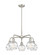 Downtown Urban Five Light Chandelier in Satin Nickel (405|5165CRSNG12136)