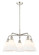 Downtown Urban Five Light Chandelier in Polished Nickel (405|5165CRPNGBC81)