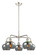 Downtown Urban Five Light Chandelier in Polished Nickel (405|5165CRPNG93) Downtown Urban Five Light Chandelier in Polished Nickel (405|5165CRPNG93)