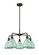 Downtown Urban Five Light Chandelier in Oil Rubbed Bronze (405|5165CROBMBD75SF)