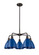 Ballston Five Light Chandelier in Oil Rubbed Bronze (405|5165CROBMBD75BL)