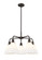 Ballston Five Light Chandelier in Oil Rubbed Bronze (405|5165CROBGBC81)