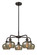Ballston Five Light Chandelier in Oil Rubbed Bronze (405|5165CROBG96)