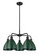 Ballston Five Light Chandelier in Matte Black (405|5165CRBKMBD75GR)