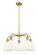 Ballston Five Light Chandelier in Brushed Brass (405|5165CRBBGBD751)
