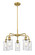 Ballston Five Light Chandelier in Brushed Brass (405|5165CRBBG804)