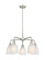 Ballston Five Light Chandelier in Black Antique Brass (405|5165CRBABG441)