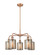 Ballston Five Light Chandelier in Antique Copper (405|5165CRACG116)