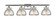 Ballston Four Light Bath Vanity in Brushed Satin Nickel (405|5164WSNM14SN)