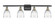 Ballston Four Light Bath Vanity in Black Antique Brass (405|5164WBABG442)