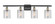 Ballston Four Light Bath Vanity in Black Antique Brass (405|5164WBABG112)