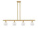 Ballston Four Light Island Pendant in Satin Gold (405|5164ISGG91)