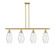 Ballston Four Light Island Pendant in Satin Gold (405|5164ISGG6547)