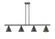 Ballston Four Light Island Pendant in Matte Black (405|5164IBKM8)