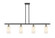 Ballston Four Light Island Pendant in Black Antique Brass (405|5164IBABG801)