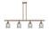 Ballston Four Light Island Pendant in Antique Copper (405|5164IACG257)