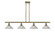 Ballston Four Light Island Pendant in Antique Brass (405|5164IABG132)