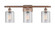 Ballston Three Light Bath Vanity in Antique Copper (405|5163WACG112)