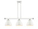 Ballston Three Light Island Pendant in White Polished Chrome (405|5163IWPCM14W)