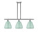 Ballston Three Light Island Pendant in Brushed Satin Nickel (405|5163ISNMBD9SF)