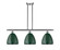 Ballston Three Light Island Pendant in Brushed Satin Nickel (405|5163ISNMBD9GR)