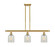 Ballston Three Light Island Pendant in Satin Gold (405|5163ISGG2511) Ballston Three Light Island Pendant in Satin Gold (405|5163ISGG2511)