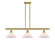 Ballston Three Light Island Pendant in Satin Gold (405|5163ISGG131)