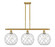 Ballston LED Island Pendant in Satin Gold (405|5163ISGG12210RWLED)