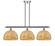 Ballston Three Light Pendant in Polished Chrome (405|5163IPCRBD12NAT)