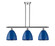 Ballston Three Light Island Pendant in Polished Chrome (405|5163IPCMBD9BL)
