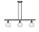 Ballston Three Light Island Pendant in Oil Rubbed Bronze (405|5163IOBG12136)