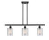 Ballston Three Light Island Pendant in Matte Black (405|5163IBKG112)