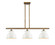 Ballston Three Light Island Pendant in Brushed Brass (405|5163IBBM14W)