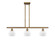 Ballston Three Light Island Pendant in Brushed Brass (405|5163IBBG91)