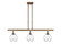 Ballston Three Light Island Pendant in Brushed Brass (405|5163IBBG362)