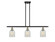 Ballston Three Light Island Pendant in Black Antique Brass (405|5163IBABG2511)