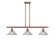 Ballston Three Light Island Pendant in Antique Copper (405|5163IACG132)