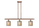 Ballston Three Light Island Pendant in Antique Copper (405|5163IACG116)