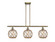 Ballston LED Island Pendant in Antique Brass (405|5163IABG1228RBLED)