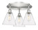 Ballston Three Light Flush Mount in Satin Nickel (405|5163CSNGBC84)