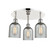 Ballston Three Light Semi-Flush Mount in Polished Nickel (405|5163CPNG257)