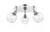 Ballston Three Light Semi-Flush Mount in Polished Chrome (405|5163CPCG1226)