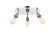 Ballston Three Light Semi-Flush Mount in Polished Chrome (405|5163CPC)