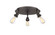 Ballston Three Light Semi-Flush Mount in Oil Rubbed Bronze (405|5163COB)