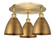 Ballston Three Light Semi-Flush Mount in Brushed Brass (405|5163CBBMBD75BB)