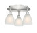 Ballston Three Light Semi-Flush Mount in Black Antique Brass (405|5163CBABG381)