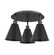 Ballston Three Light Semi-Flush Mount in Antique Copper (405|5163CACMBC8AC)