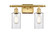 Ballston LED Bath Vanity in Satin Gold (405|5162WSGG802LED)