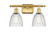 Ballston Two Light Bath Vanity in Satin Gold (405|5162WSGG382)